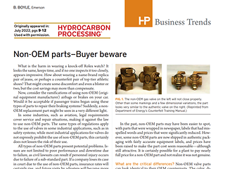 Non-OEM Parts - Beware