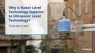 Why is Radar Level Technology Superior to Ultrasonic Technology: Turbulence Test