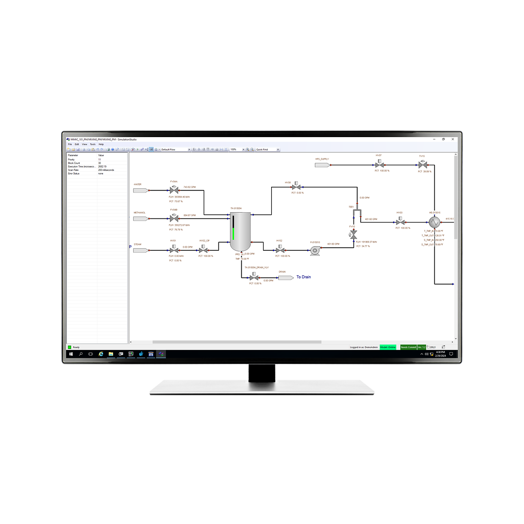 DeltaV™ Mimic Process