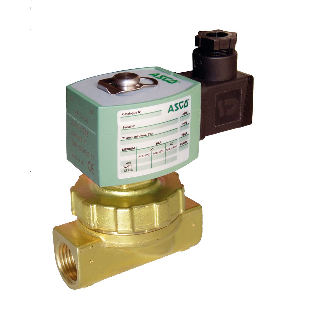 ASCO Series 220 Steam and Hot Water Solenoid Valves