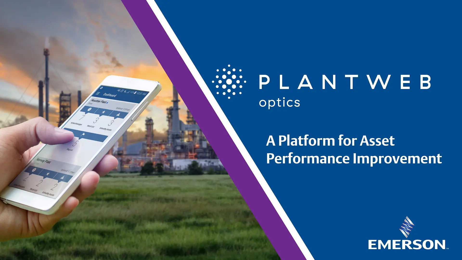 Plantweb Optics - A Platform for Asset Performance Improvement