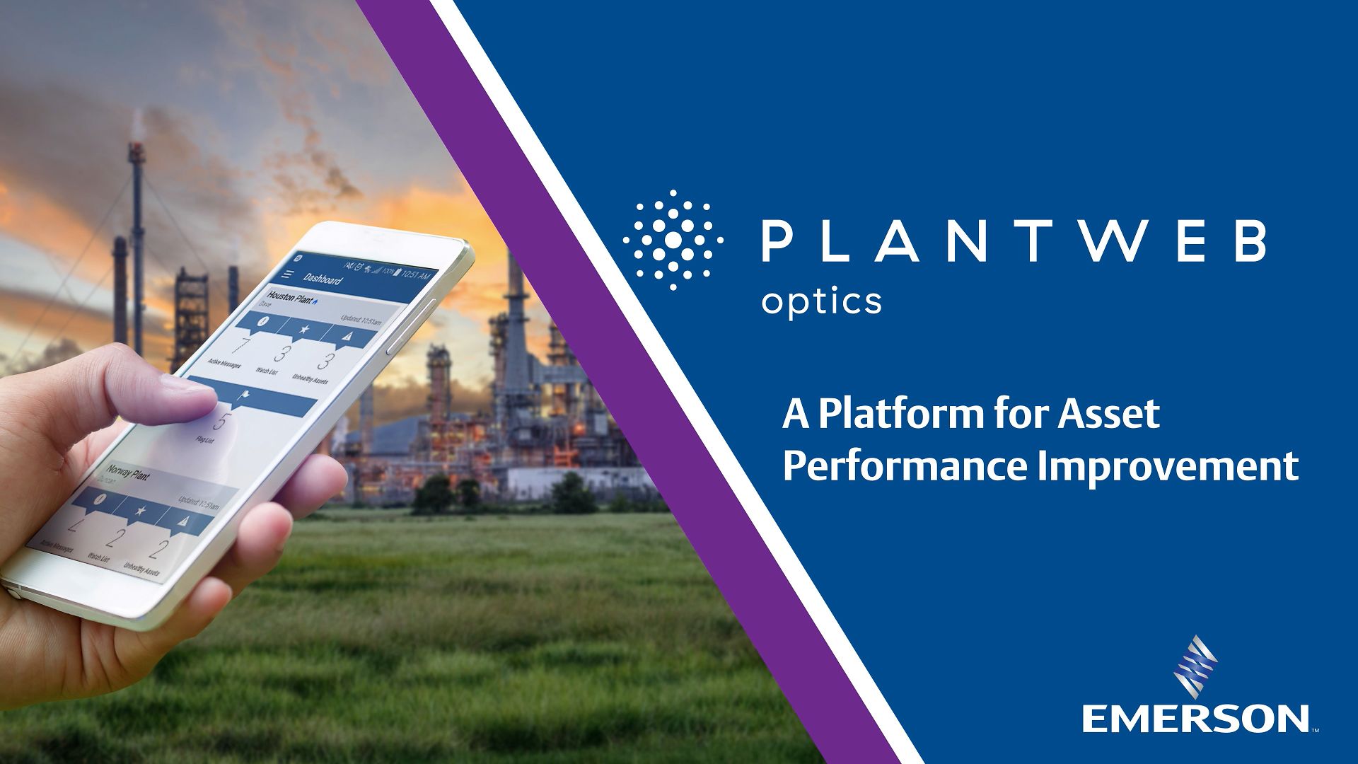 Plantweb Optics - A Platform for Asset Performance Improvement