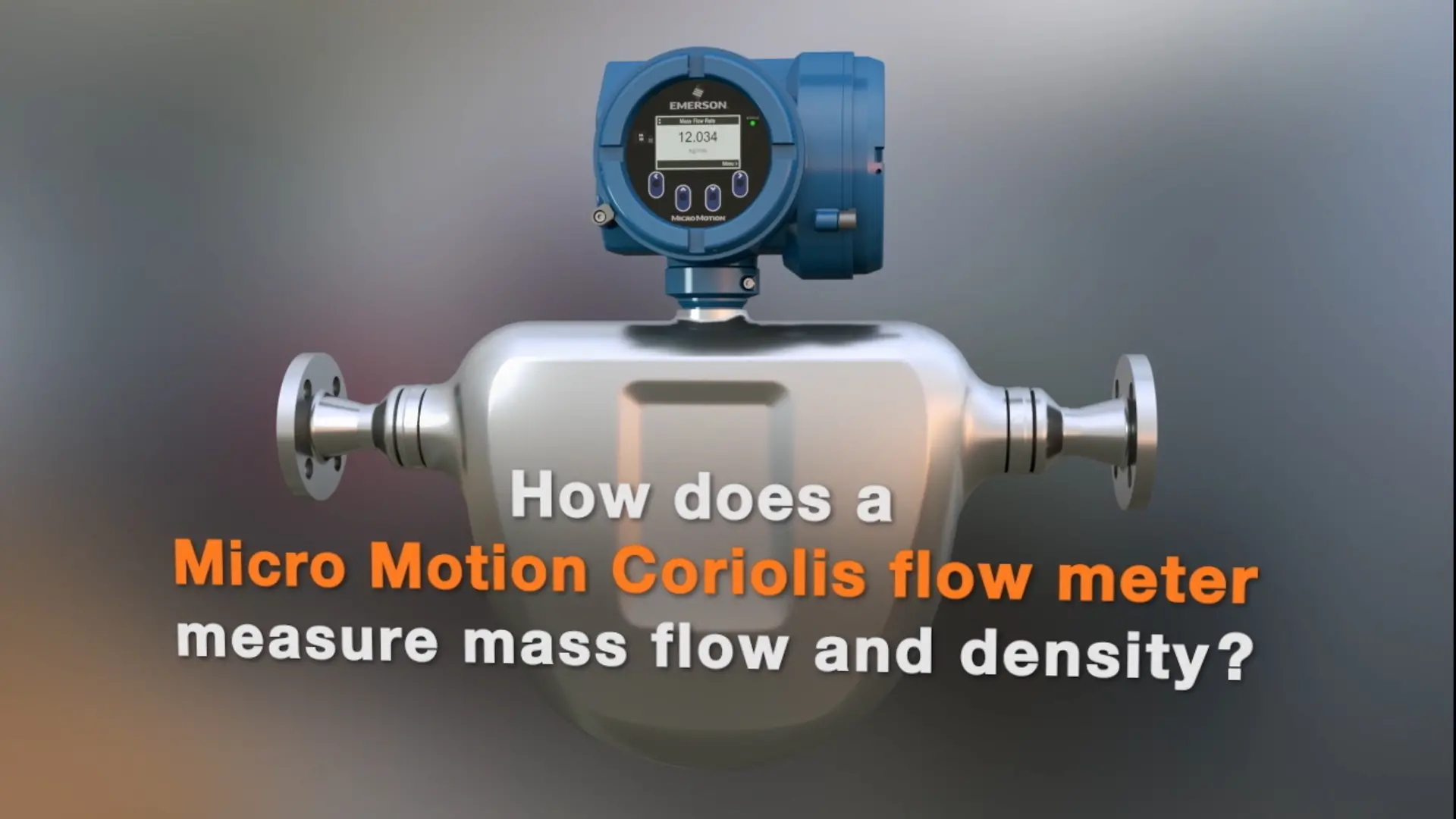 Micro Motion Coriolis Flow Meter