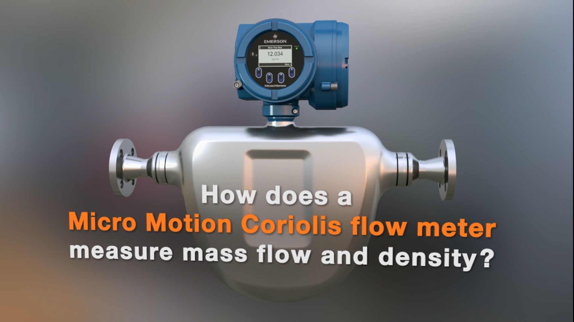 Micro Motion Coriolis Flow Meter