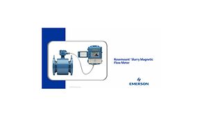Rosemount Slurry Magnetic Flow Meter
