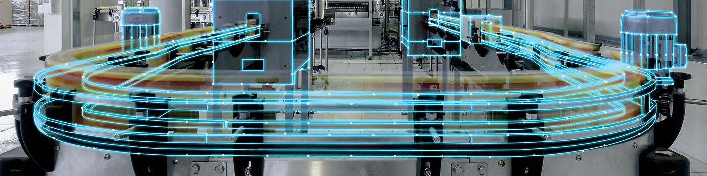 Digital manufacturing line