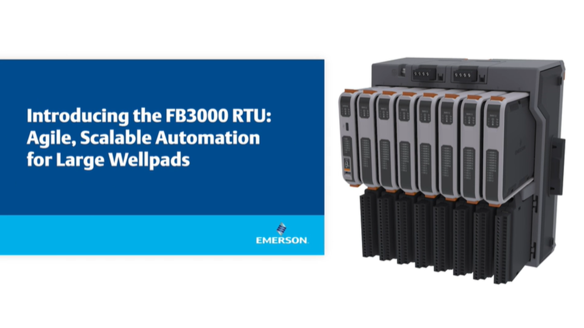 Introducing Emerson's FB3000 RTU