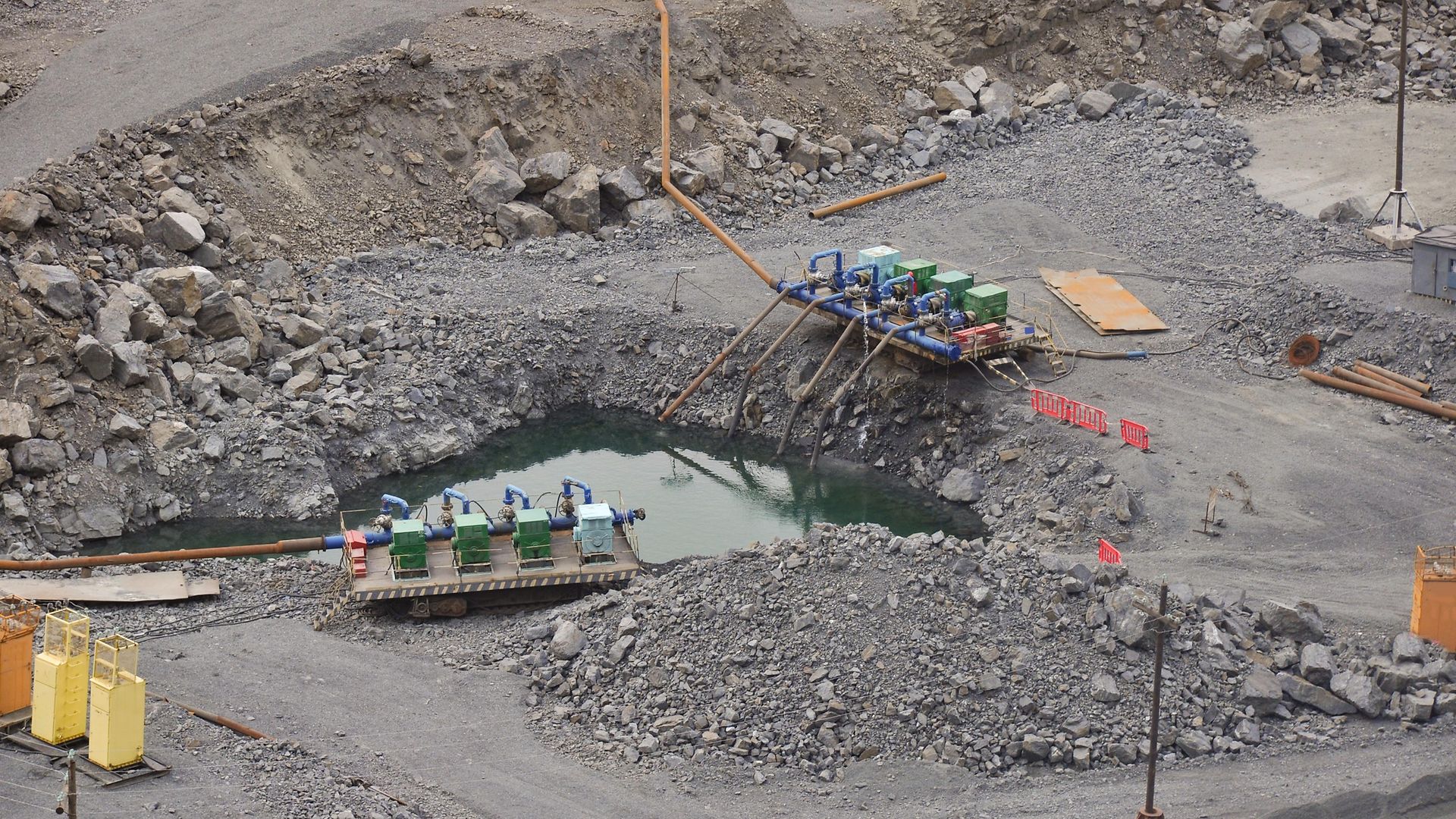 Pumping Station Mining Quarry