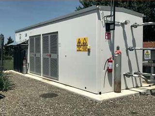 Biomethane Pressure Regulator and Metering Station – Renewable Injection Skid Building