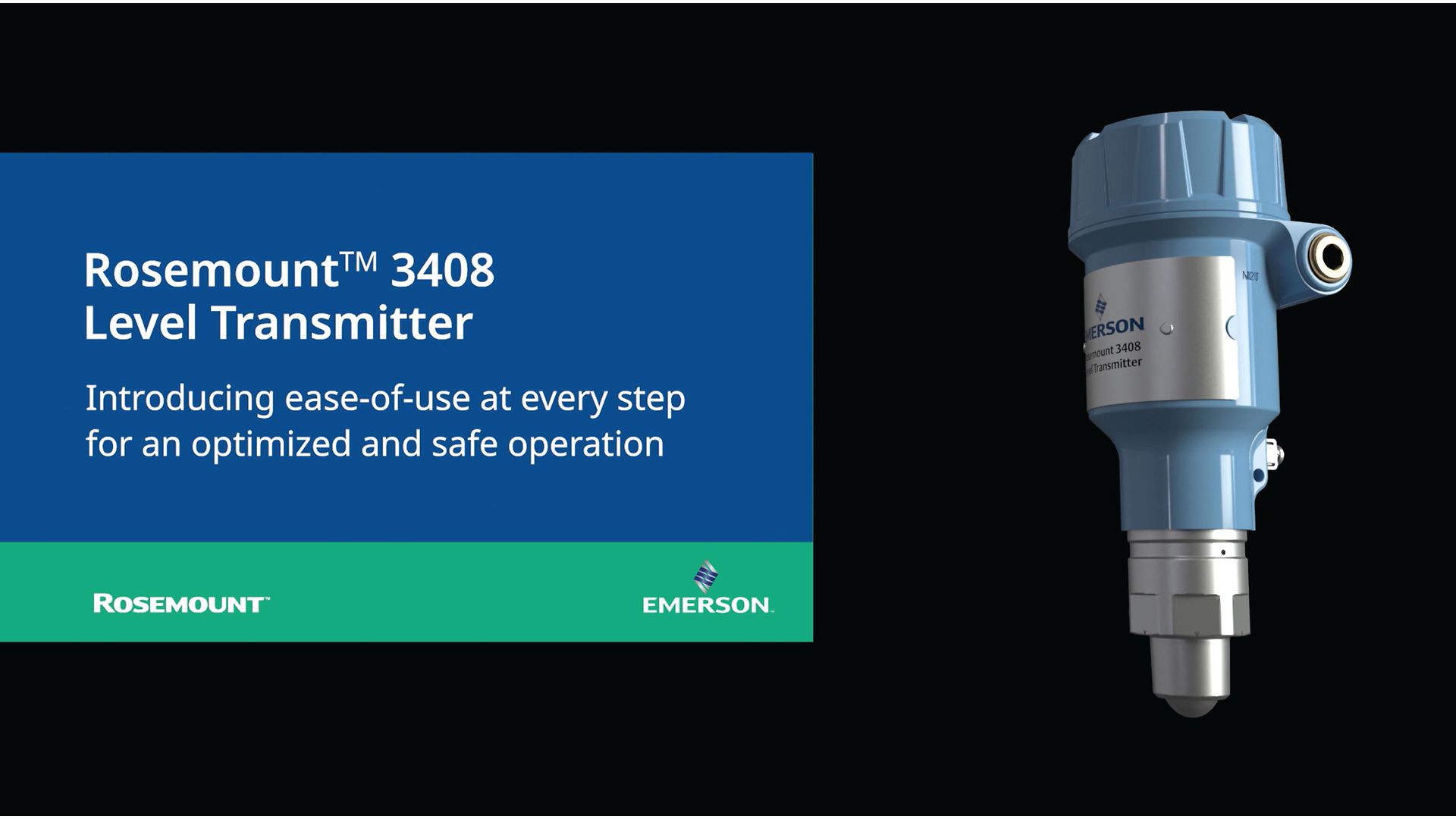 Introducing the Rosemount 3408 Non-Contacting Radar Level Transmitter