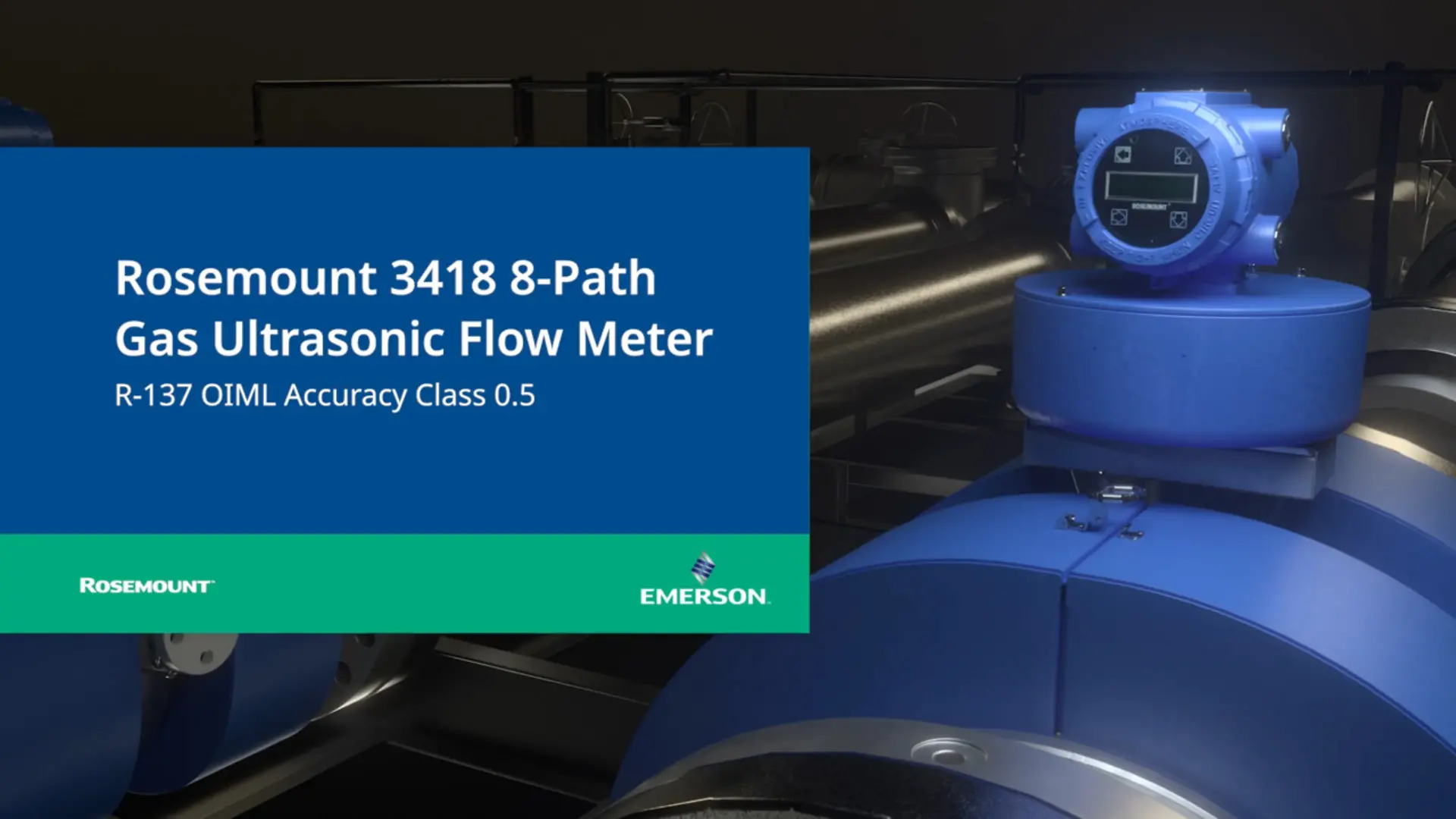 Rosemount 3418 8-Path Gas Ultrasonic Flow Meter