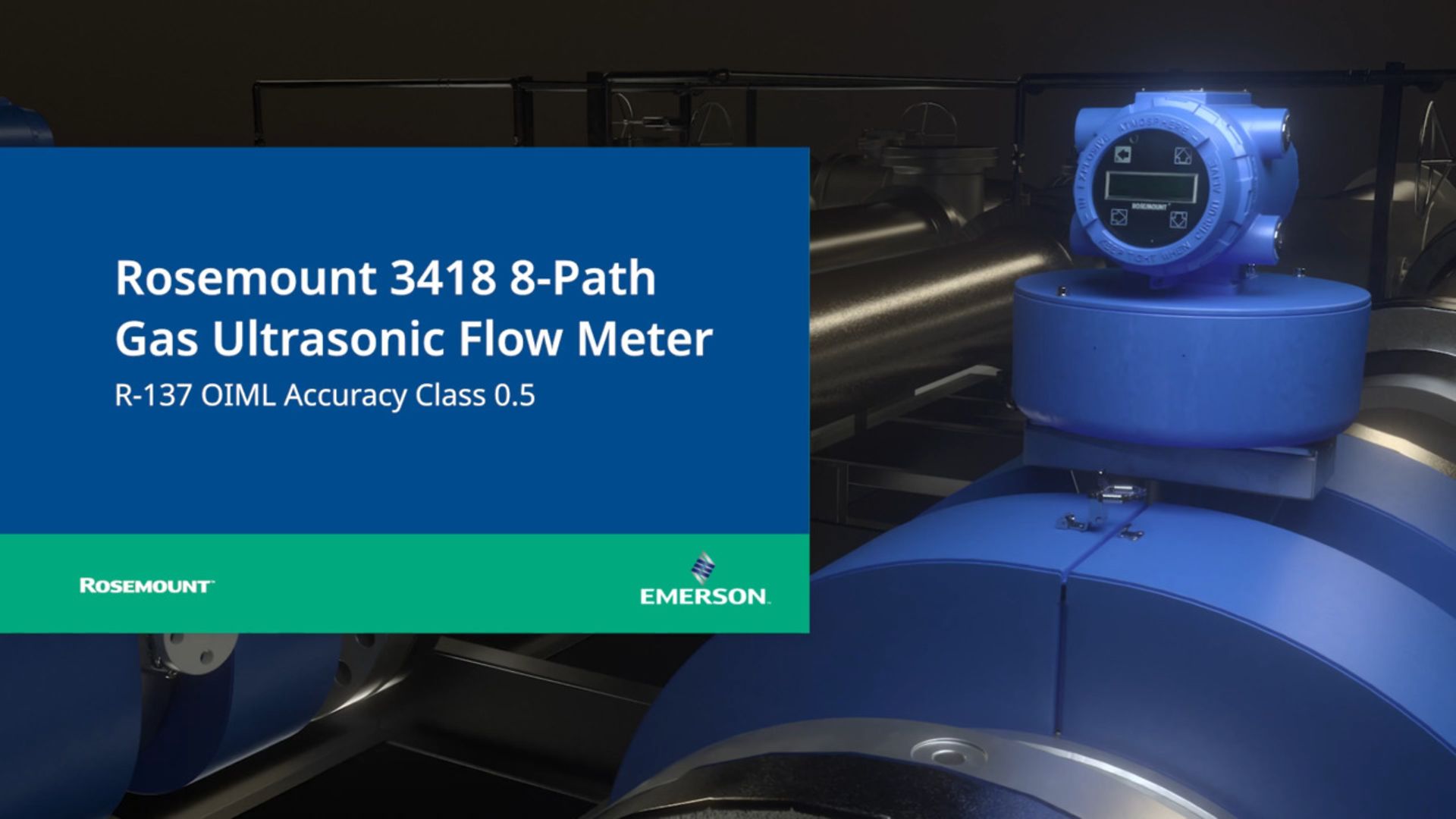 Rosemount 3418 8-Path Gas Ultrasonic Flow Meter
