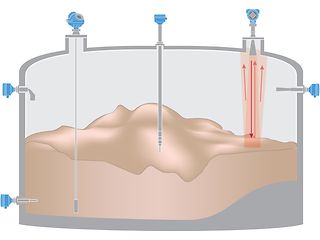 Level Measurement of Cooked Grains in Temper Silos for Cereal Production