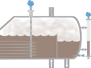 Solutions de mesure de niveau pour rebouilleurs de distillation