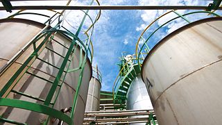 liquid tanks in tetrochemical plant