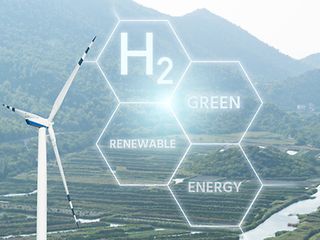 H2 renewable green energy forested valley